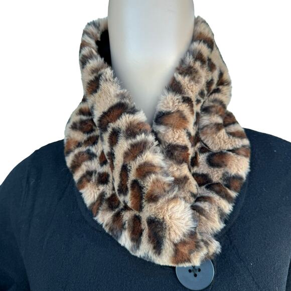 JNY Jones New York Black Knit Faux Fur Removable Collar One Button Cardigan L - Picture 6 of 10